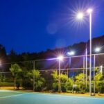 300W tennis court LED lights application