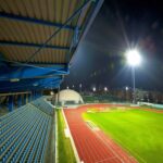 800W football stadium light pole