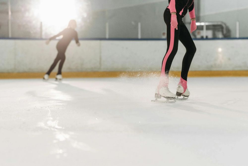 Who provides professional ice rink lighting installation services